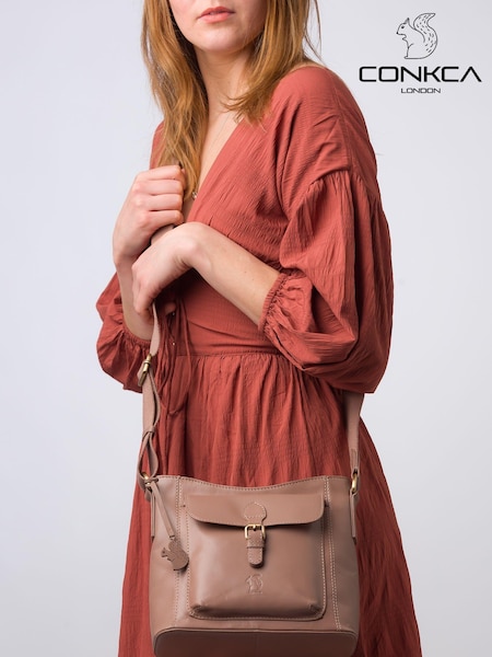 Conkca 'Carla' Leather Cross-Body Bag (E24542) | €84