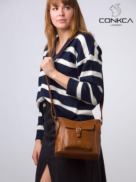 Conkca 'Carla' Leather Cross-Body Bag (E24561) | € 92