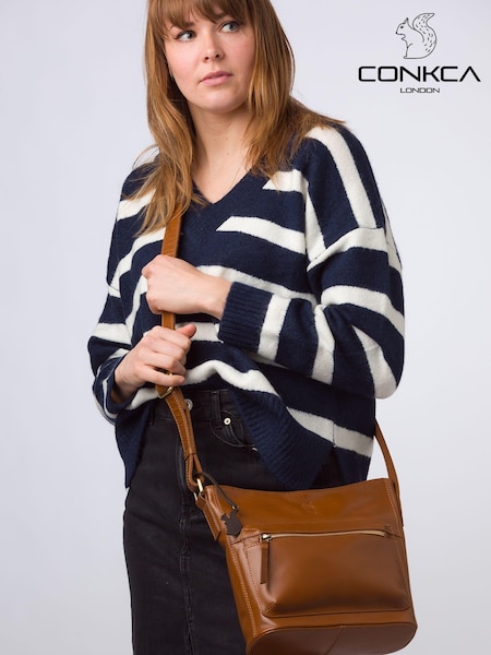Conkca 'Liberty' Leather Shoulder Bag (E24563) | €75