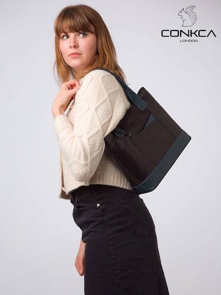'Little Patience' Leather Tote Bag (E24567) | €84