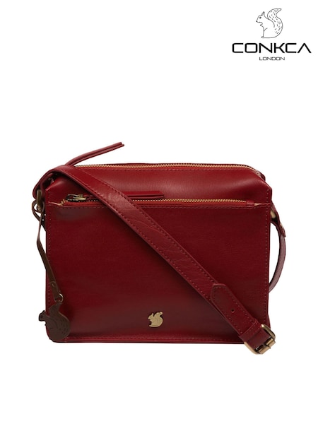 Conkca Aurora Leather Cross Body Bag (E24578) | €65