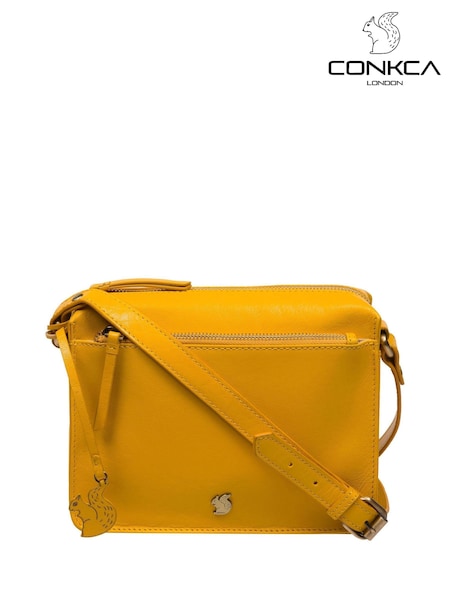 Conkca Aurora Leather Cross Body Bag (E24579) | $86