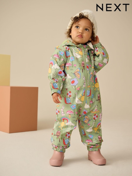 Green Character Waterproof Puddlesuit (3mths-7yrs) (E25118) | CA$59 - CA$70