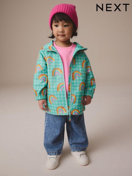 قوس قزح أخضر - Shower Resistant Cagoule Jacket (3mths-7yrs) (E25122) | ‏81 د.إ.‏ - ‏ 97‏ د.إ.