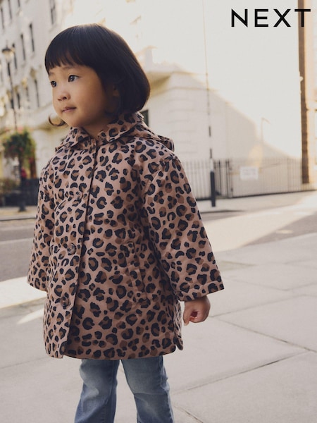 Animal Print Shower Resistant AOP Coat (3mths-7yrs) (E25137) | AED127 - AED147