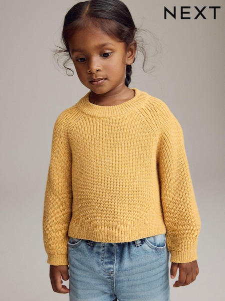 Yellow Knitted Jumper (3mths-7yrs) (E25158) | €8 - €9
