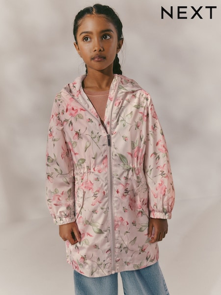 وردي طباعة زهور - Shower Resistant Cagoule Jacket (3-16yrs) (E25192) | ‏122 د.إ.‏ - ‏ 152‏ د.إ.