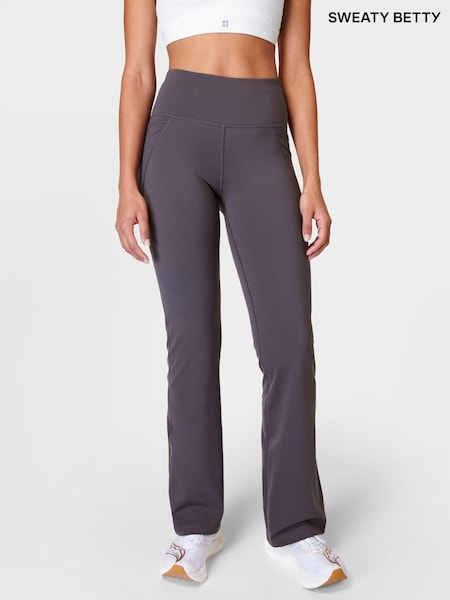 Sweaty Betty Grey 30 inch inside seam Power Workout Boot Cut Leggings (E25273) | €54