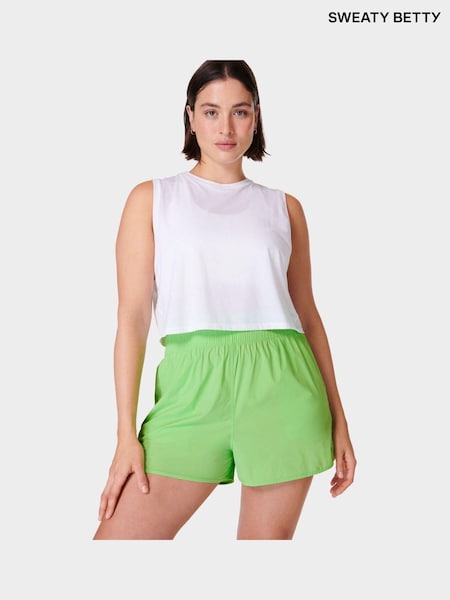 Sweaty Betty Green Relay Unlined Shell Shorts (E25355) | €30