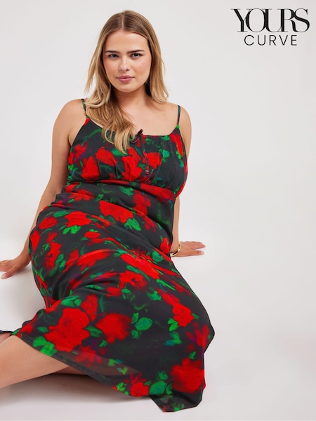 Yours Curve London Floral Midaxi Dress (E25678) | €33