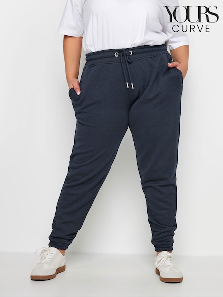 Sininen - Yours Curve Elasticated Stretch Joggers (E25808) | €43