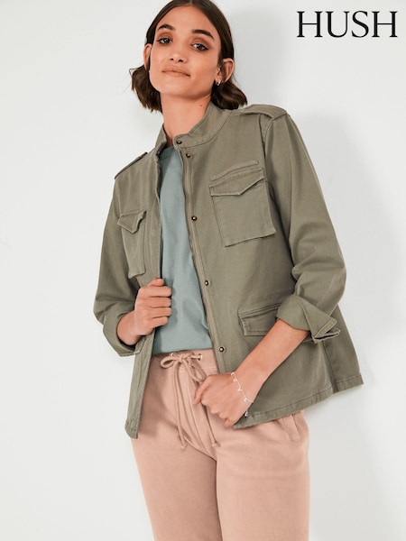 Hush Green Military Jacket (E26125) | €27