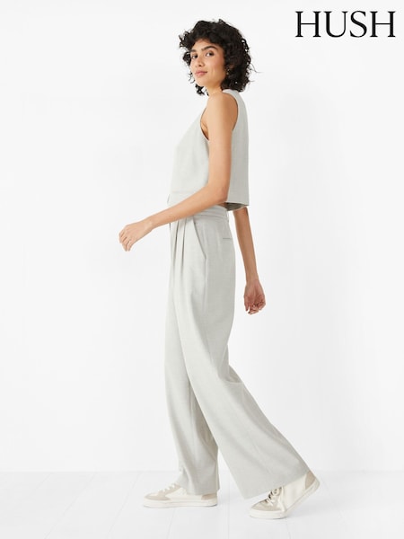 Hush White Asher Tailored Waistcoat (E26126) | €31