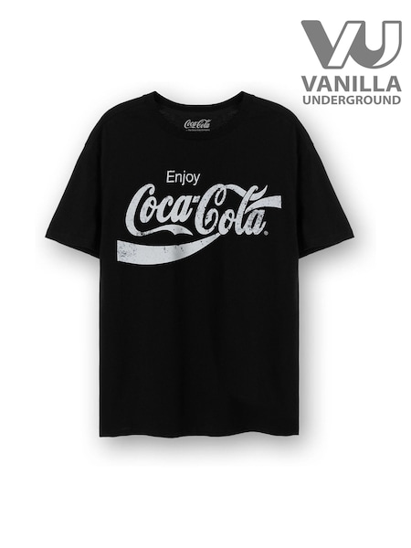 Vanilla Underground Black Coca-Cola Unisex Adults Licensed T-Shirt (E26136) | R$ 255