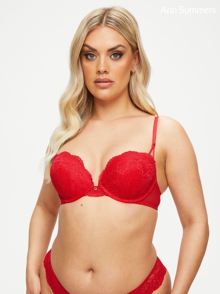 Roșu - Sutien Ann Summers Sexy Dantelă Boost (E26312) | 104 LEI