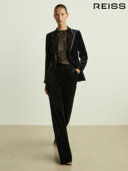 Reiss Parisa Velvet Flared Suit Trousers (E26336) | 273 €