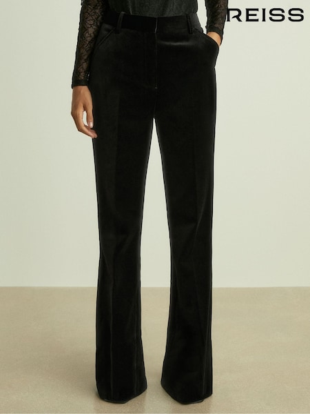 Reiss Parisa Velvet Flared Suit Trousers (E26346) | 245 €