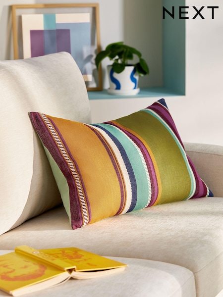 Multi Bright Joy Stripe Cushion (E26680) | €19