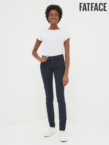 FatFace Navy Five Pocket Jeggings (E26812) | $90