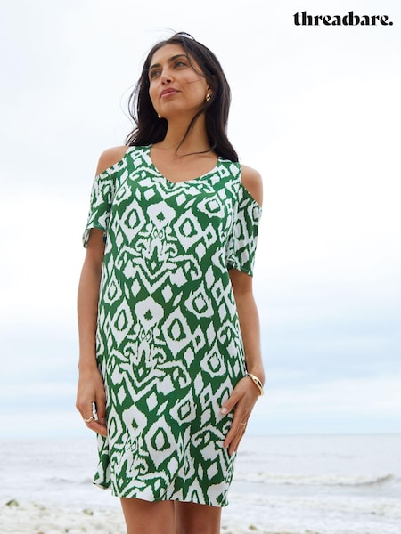 Threadbare Mini Cold Shoulder Shift Dress (E27012) | 95 zł