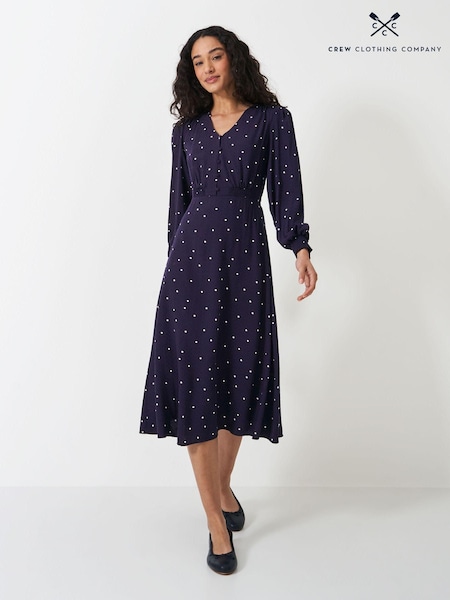 Albastru - Crew Clothing Company Lona Tunică Rochie (E27097) | 330 LEI