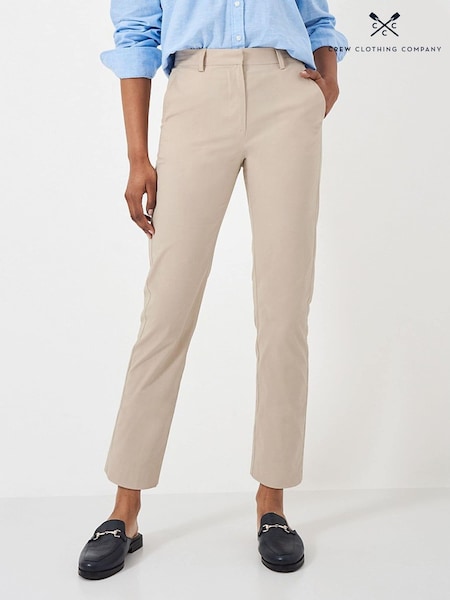 Natural - Crew Clothing Smart Decupat/Trei sferturi Pantaloni chino (E27101) | 204 LEI