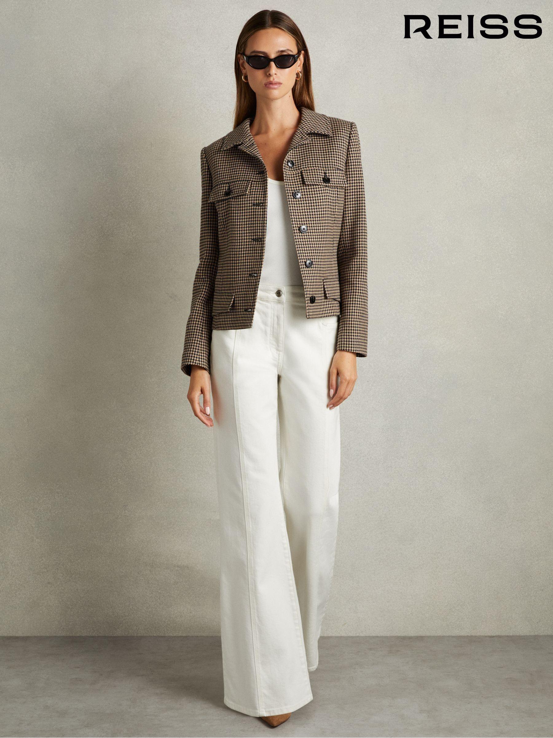 Women s Checked Jackets Checked Blazers Next Luxembourg