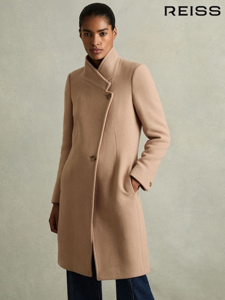 Reiss Maude Wool-Blend Longline Double-Breasted Coat (E27179) | 2,789 LEI