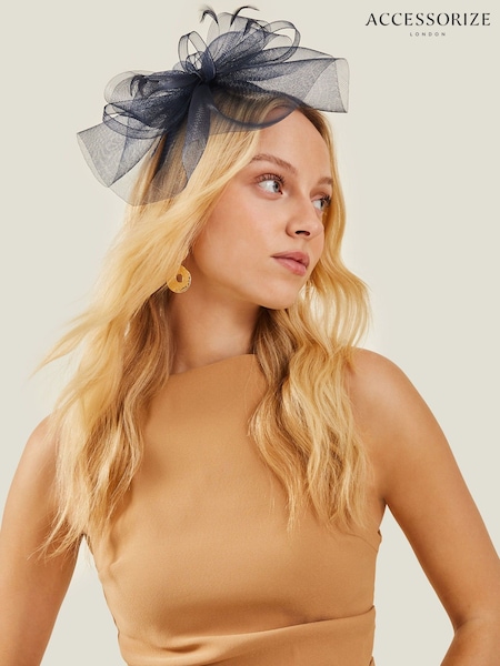 Albastru - Accessorize Mia Mini Crin Fascinator (E27246) | 223 LEI
