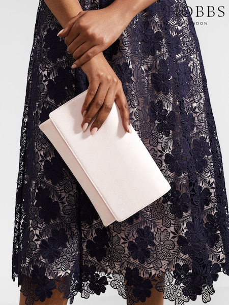 Hobbs Pink Renata Clutch (E27281) | €126