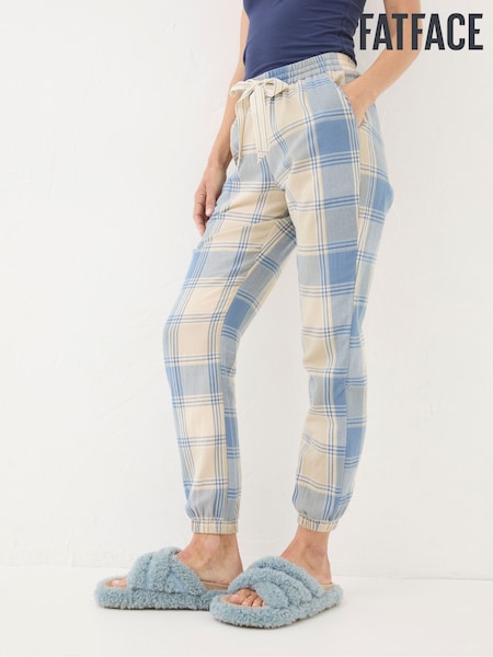 FatFace Cora Ivory Check Check Pyjama Bottoms (E27363) | €26