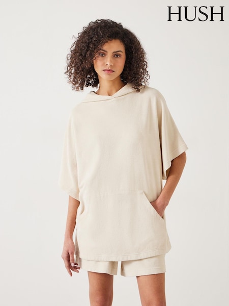 Hush Taylah Towelling 100% Cotton Hoodie (E27439) | 246 LEI