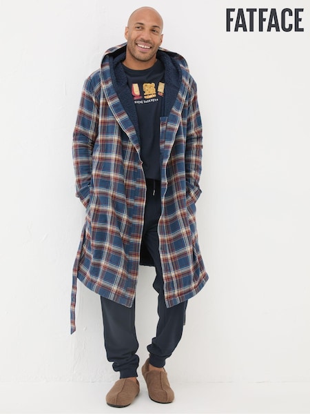 FatFace Chepstow Navy Dressing Gown (E27504) | €59