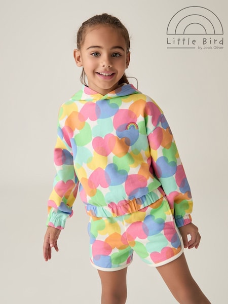 Little Bird by Jools Oliver Rainbow 100% Cotton Hoodie (E27868) | ‏111‏₪ - ‏141‏ ₪