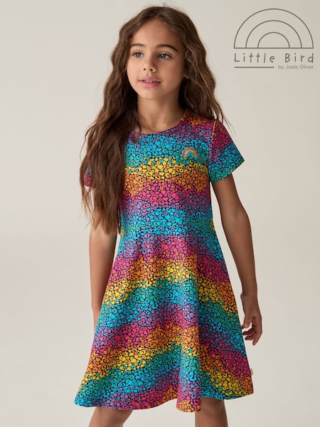 Little Bird by Jools Oliver Multi Multi Short Sleeve Skater Dress (E27870) | 1,202 UAH - 1,562 UAH