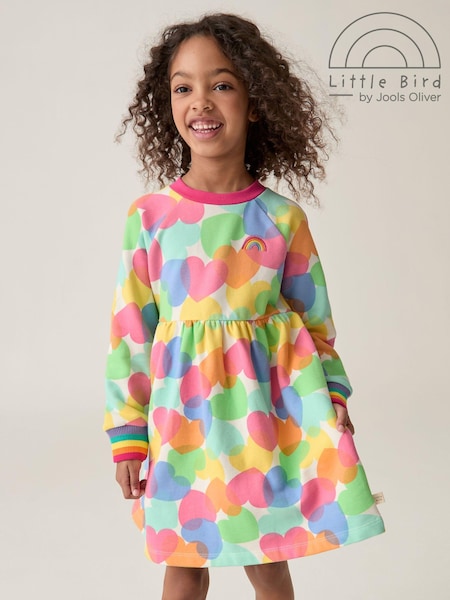 Little Bird by Jools Oliver Multi Sweat 100% Cotton Dress (E27871) | 109 QAR - 139 QAR