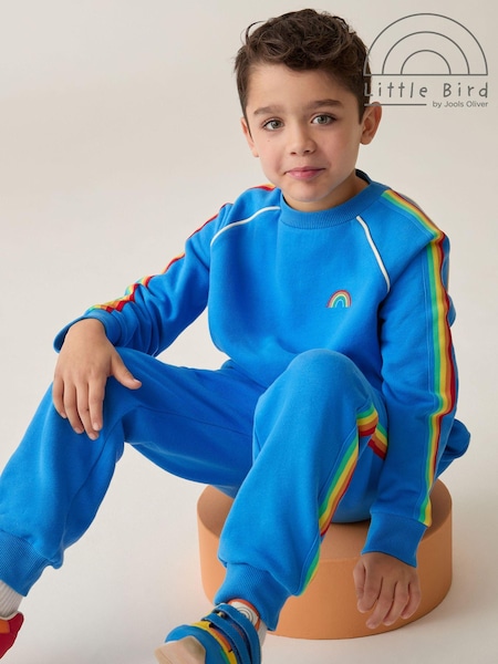 Little Bird by Jools Oliver Blue Sweatshirt and Joggers Set (E27887) | €37 - €48