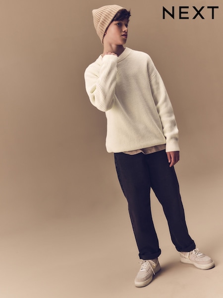 Cream Knitted Jumper (3-16yrs) (E27899) | 618 UAH - 823 UAH