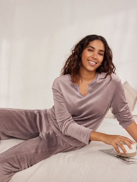 Bath & Body Works Mink Brown Fleece Top (E27967) | ₪91