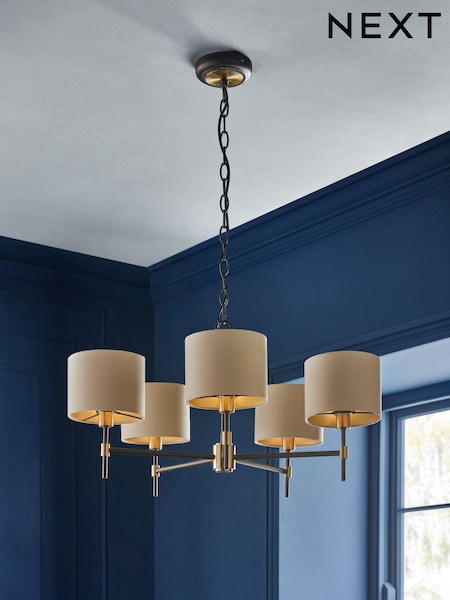 Black Hudson 5 Light Chandelier Ceiling Light (E27970) | €165