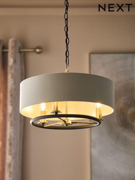 Black Hudson 3 Light Chandelier Ceiling Light (E27971) | €131