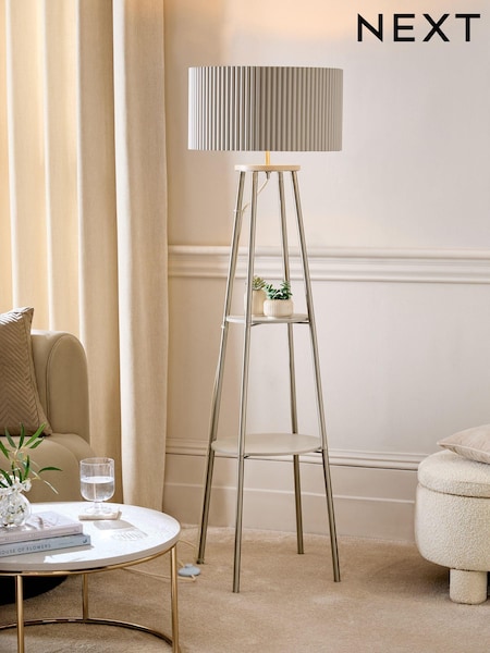 Light Grey Camford Floor Lamp (E27991) | €318