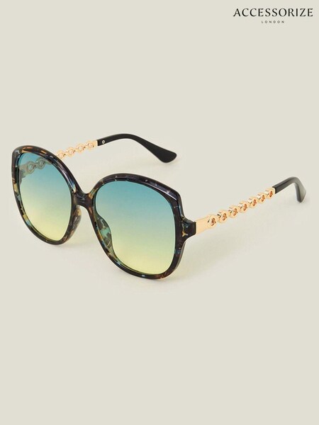 Accessorize Oversized Circle Arm Sunglasses (E28078) | 60 LEI
