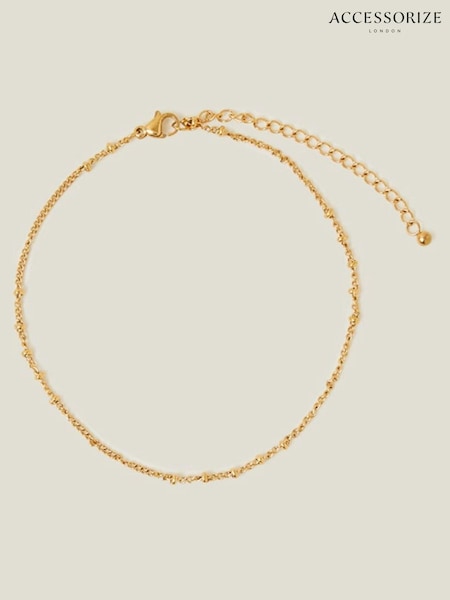 Accessorize Stainless Steel Bobble Anklet (E28103) | 72 LEI