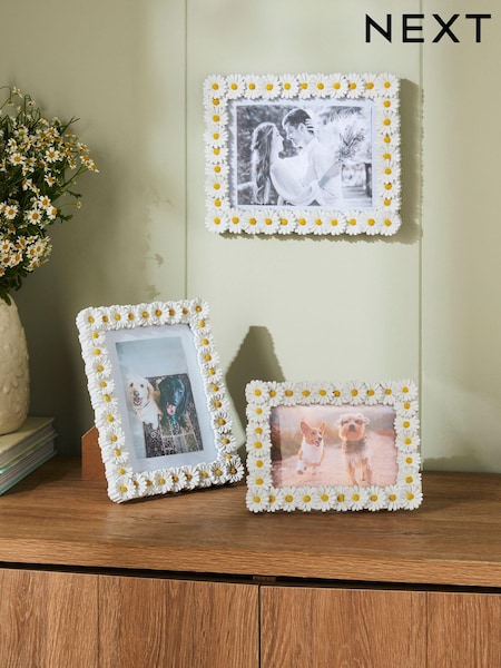 White Spring Daisy Photo Frame (E28123) | €21 - €27