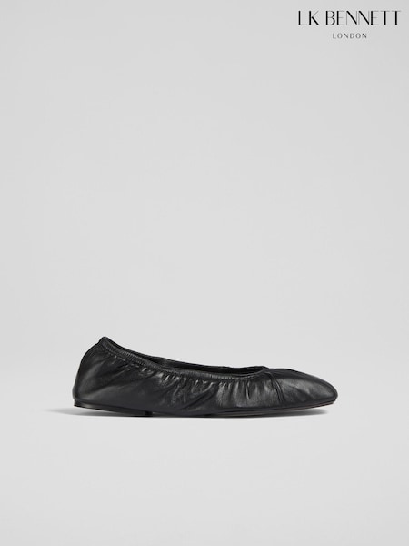 LK Bennett Folded Tayla Ballerina Flats (E28216) | €211