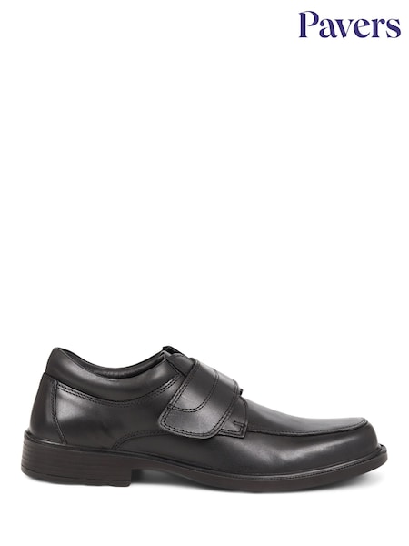 Pavers Leather Touch Fasten Black Shoes (E28250) | 57 €