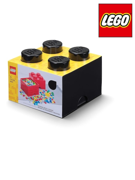 LEGO Brown/Blue Storage Brick 4 Scaled Up Stackable Storage Box (E28349) | €29