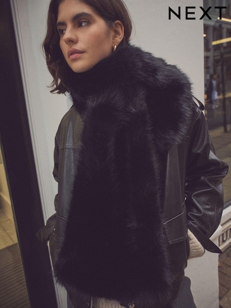 Faux Fur Scarf (E28434) | kr385