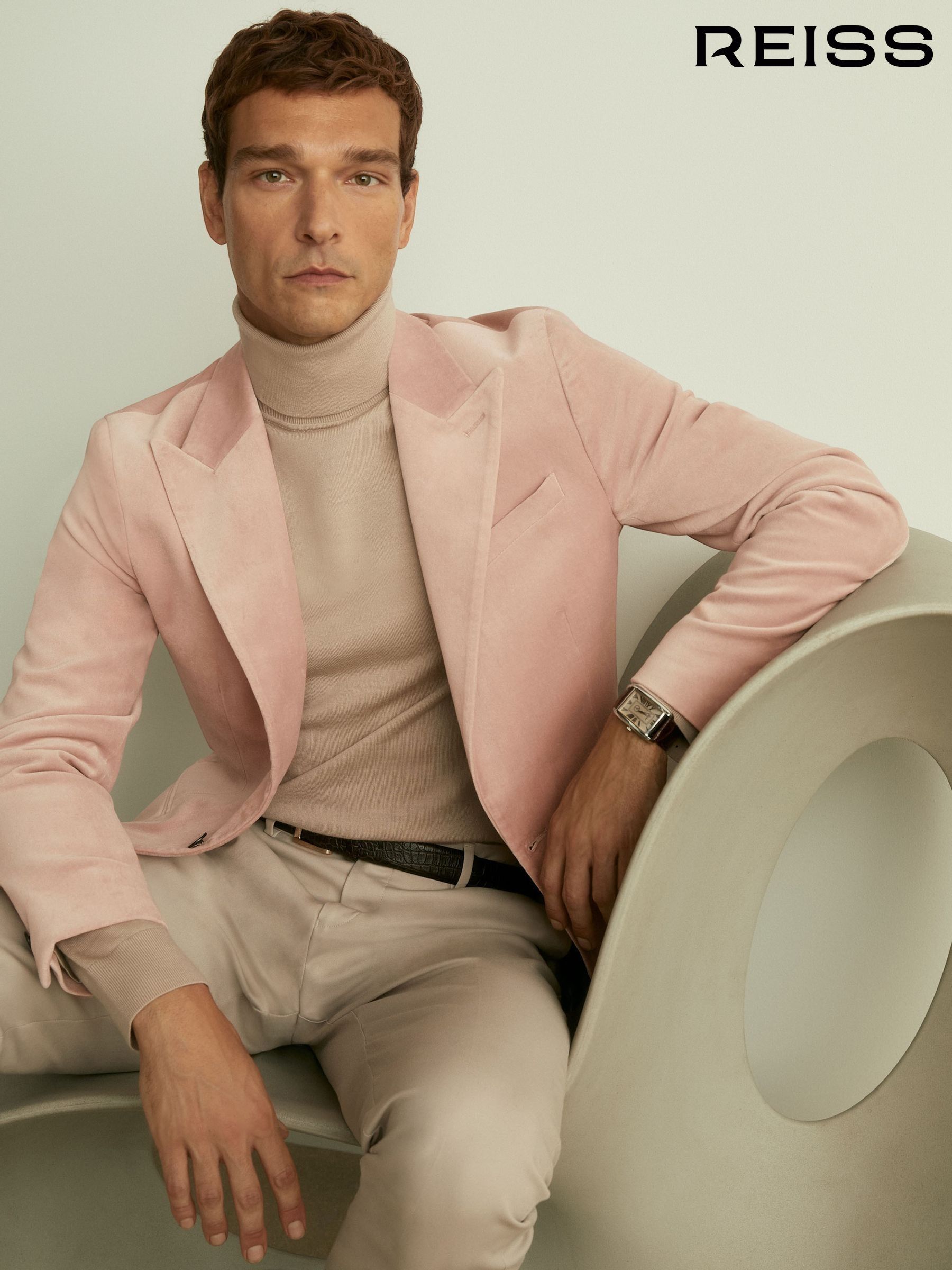 Reiss pink blazer cheap